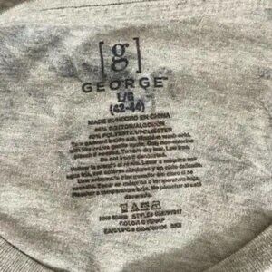 GEORGE | SHIRT SIZE L GRAY SNAKE PATTERN